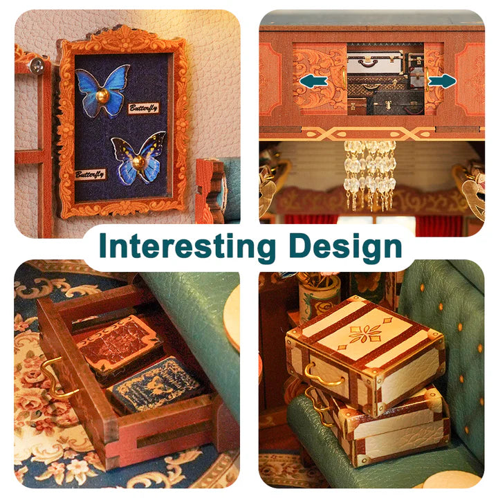 Booknook Cabina de Tren Europeo Tornecheer