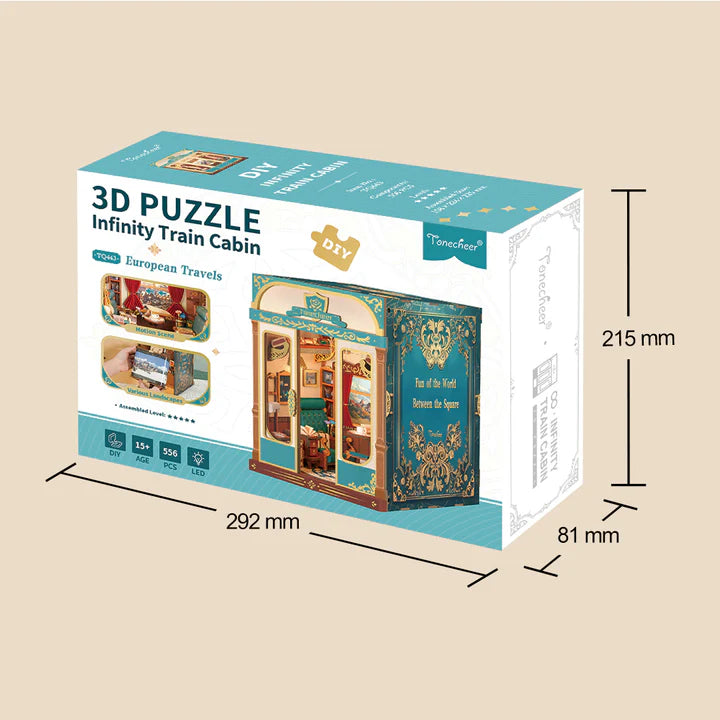 Booknook Cabina de Tren Europeo Tornecheer